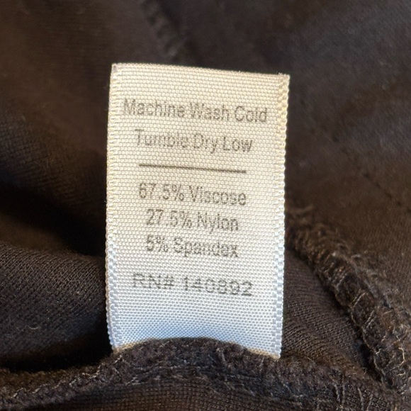 Marine Layer Black Kick Flare Pull On Cropped Pants Size M Like New - Picture 6 of 9